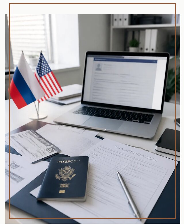 Оформление визы в США для туристов и бизнеса в Лесне